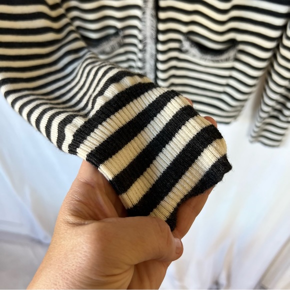 J.CREW Striped Harlow Cardigan Sweater 100% WOOL - Picture 12 of 12